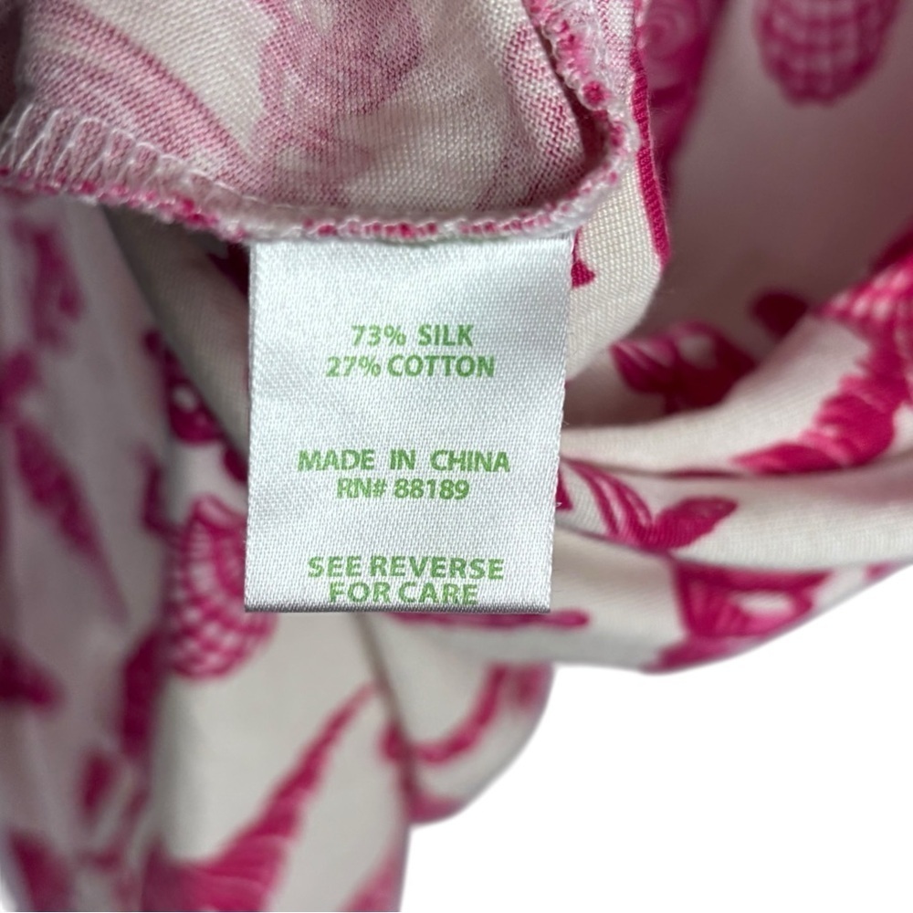 LILLY PULITZER PATTY FALLIN IN LOVE A LITTLE SEASHELL V NECK SLEEVELESS DRESS - Picture 11 of 12